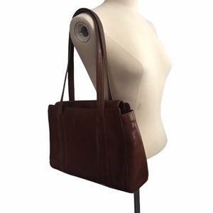 Vintage MONSAC LEATHER Shoulder Bag